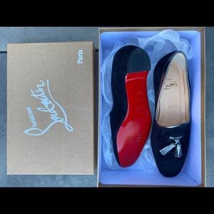 *Brand New* Christian Louboutin Suede Loafers sz36
